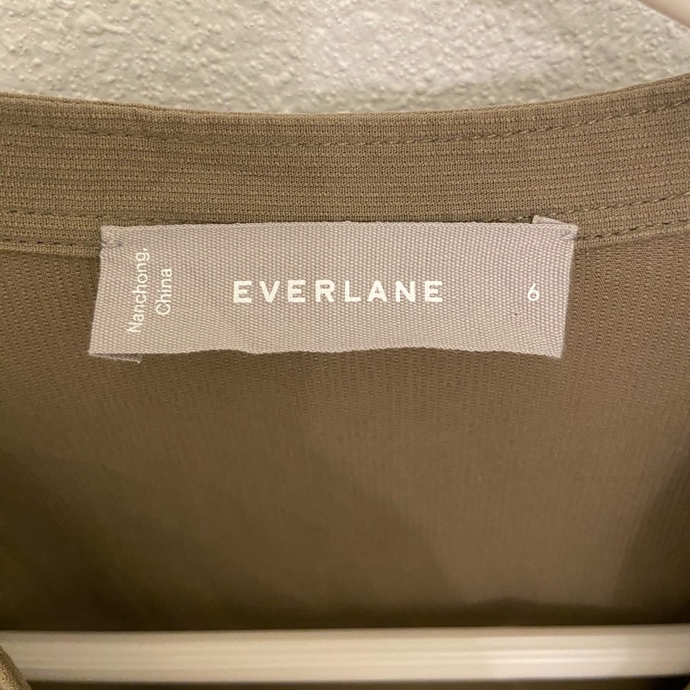 Everlane cotton weave shirtdress size 6 - Picture 4 of 6